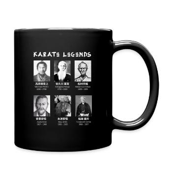 Karate legends origin - Full Colour Mug - black - Right
