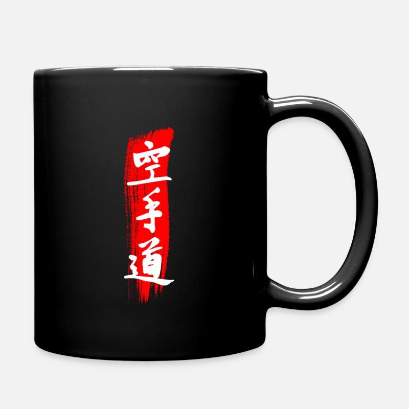 Karate Karatedo In Japanischen Schriftzeichen - Tasse einfarbig - Schwarz