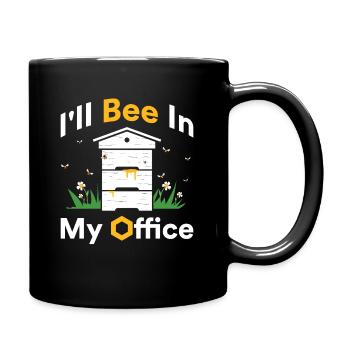 Apiculteur abeilles abeille miel cadeau - Mug uni - noir - Droite