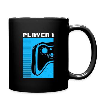 Joueur joueur 1 - Mug uni - noir - Droite
