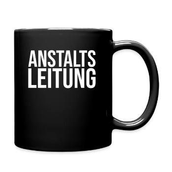 Anstaltsleitung Anstaltsleiter Anstaltsleiterin - Tasse einfarbig - Schwarz - Rechts