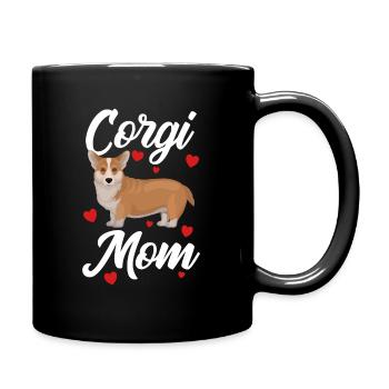 Corgi Chien Corgi Maman - Mug uni - noir - Droite