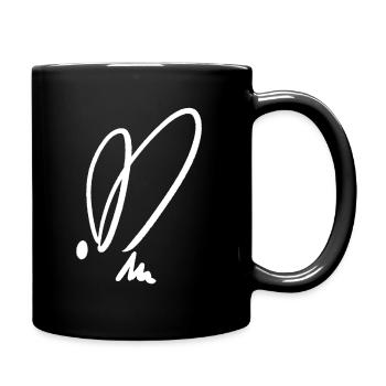 Bee simple bees beekeepers - Full Colour Mug - black - Right