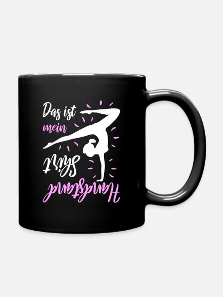 Turnen Das Ist Mein Handstand Shirt - Tasse einfarbig - Schwarz