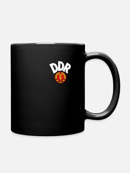 Maillot de football de la RDA - Mug uni - noir
