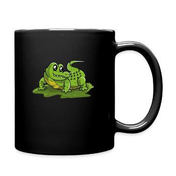 crocodile - Mug uni - noir - Droite