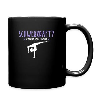 RSG Turnerin Rhythmische Sportgymnastik - Tasse einfarbig - Schwarz - Rechts