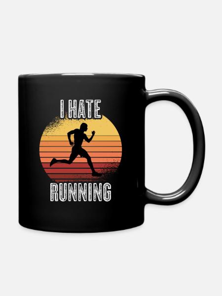 Coureur de course marathon cadeau drôle - Mug uni - noir