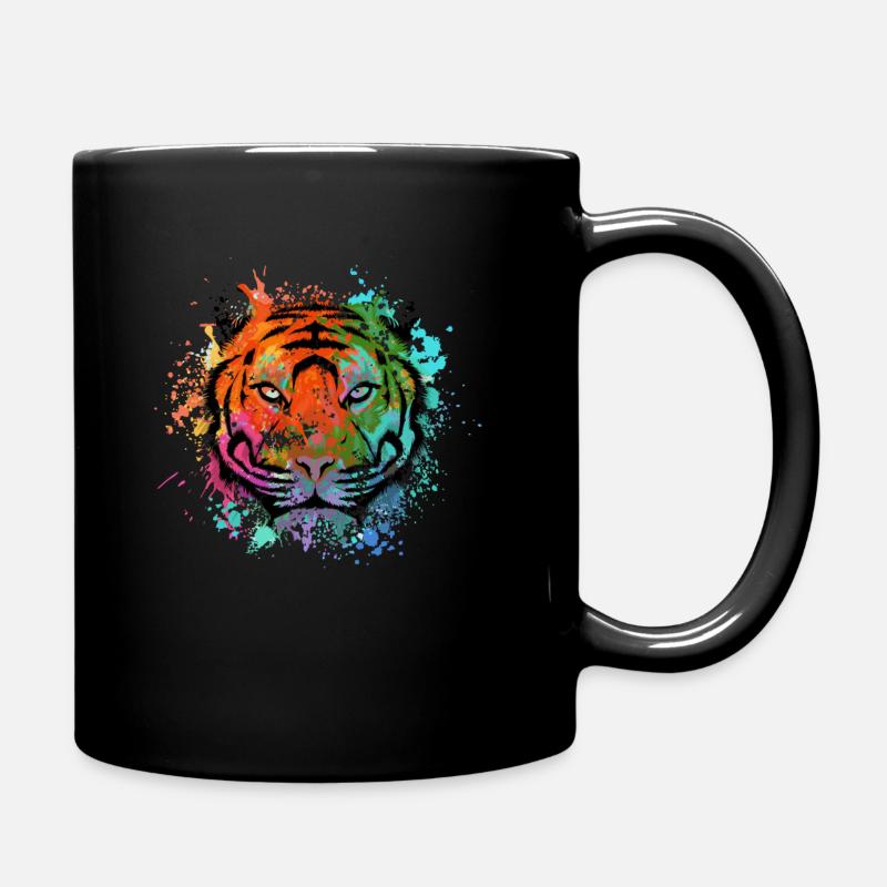 tigre - Mug uni - noir