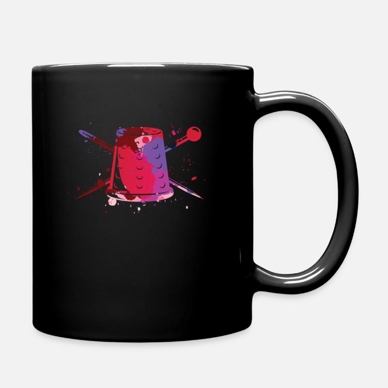 Couture machine à coudre couture égout tailleur - Mug uni - noir