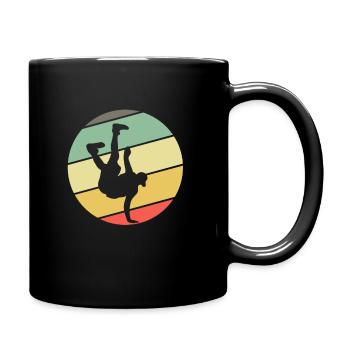 Retro Breakdancing Bboying Breakdancing - Full Colour Mug - black - Right