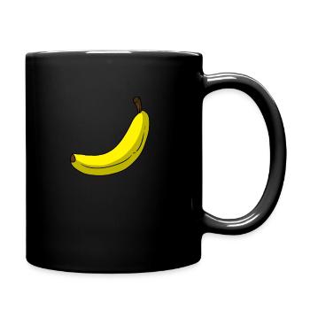 banaan - Mok uni - zwart - Rechts