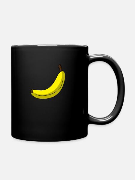 banane - Mug uni - noir
