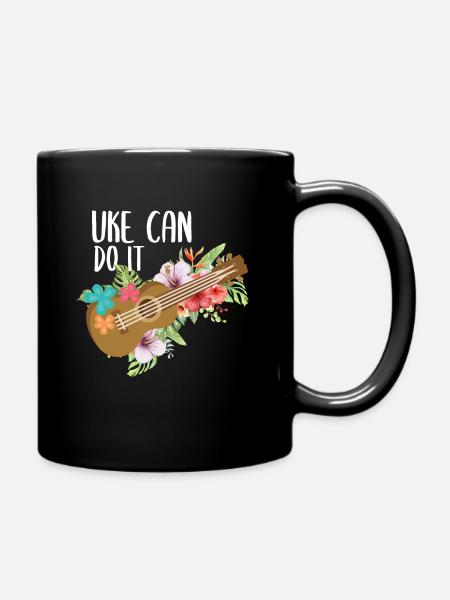 Ukulélé Uke - Mug uni - noir