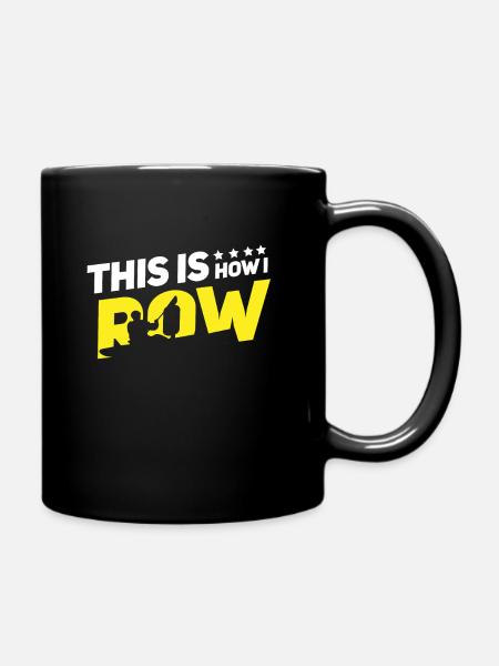 Kajak Kayak Kajaker - Tasse einfarbig - Schwarz