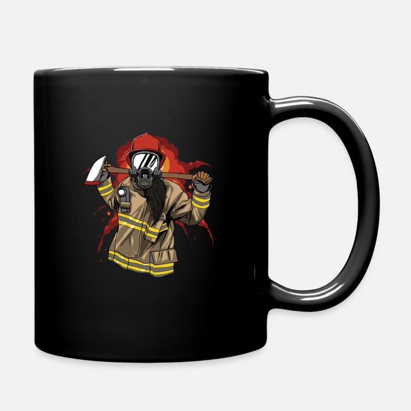 Pompier pompier pompier - Mug uni - noir