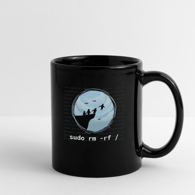 Programmer Sudo RM RF Funny Full Colour Mug
