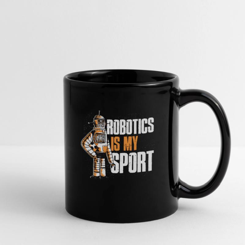 Roboter Robot Robotik Robotics Geschenk Tasse einfarbig