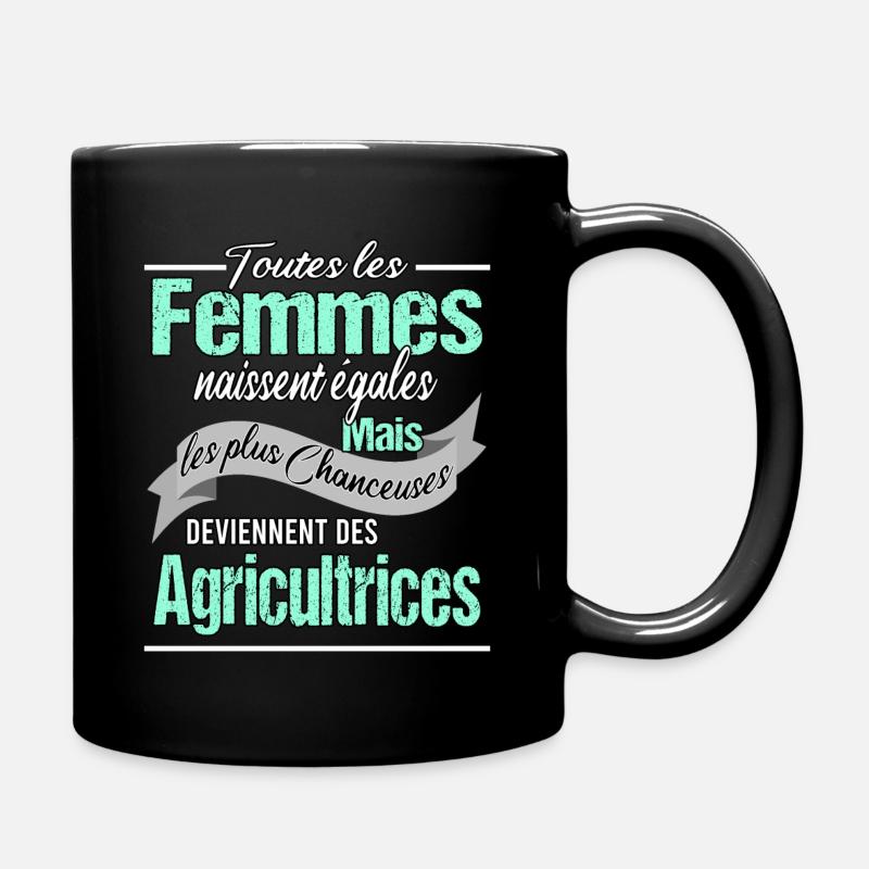 Femmes agricultrices - Mug uni - noir