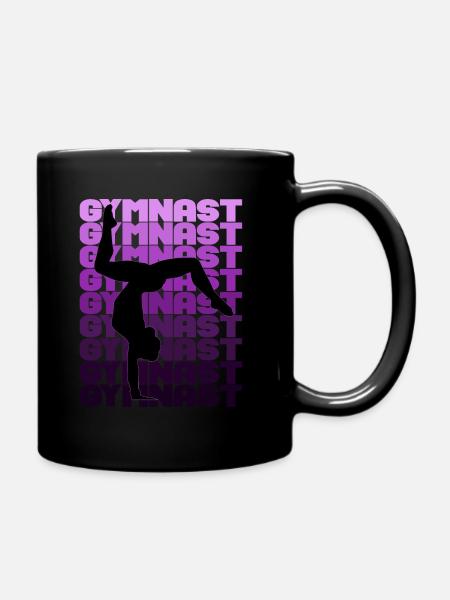 Gymnast - Full Colour Mug - black