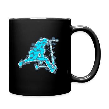 Scooter - Tasse einfarbig - Schwarz - Rechts