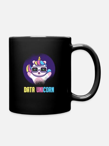 Data Science Analyst Data Scientist - Full Colour Mug - black