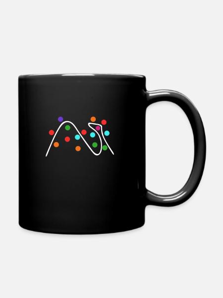 Data Science Analyst Data Scientist - Full Colour Mug - black