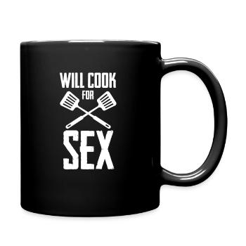 Cuisinier chef cuisinier à domicile cuisine chef - Mug uni - noir - Droite