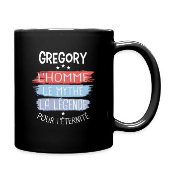 Gregory the man the myth the legend - Full Colour Mug - black - Right