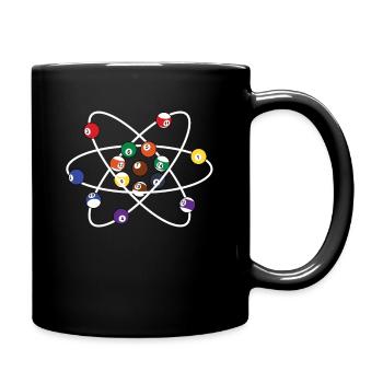 Billiard Pool Snooker Funny Gift - Full Colour Mug - black - Right