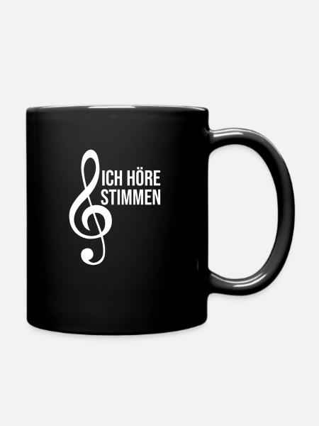 Chor Chorprobe Chorsänger Singen - Tasse einfarbig - Schwarz