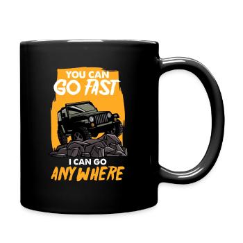 Off-road vehicle 4x4 off-road vehicle Cross saying - Full Colour Mug - black - Right