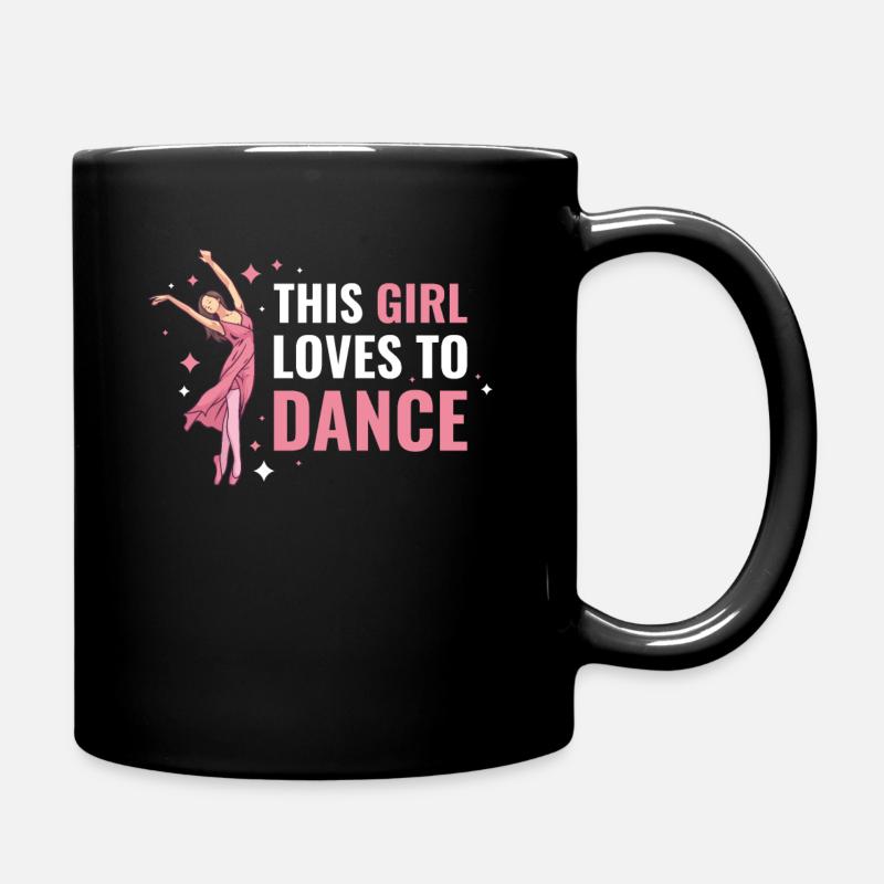 Tanzen Tänzerin Tänzer Tanz Lustig Geschenk - Tasse einfarbig - Schwarz