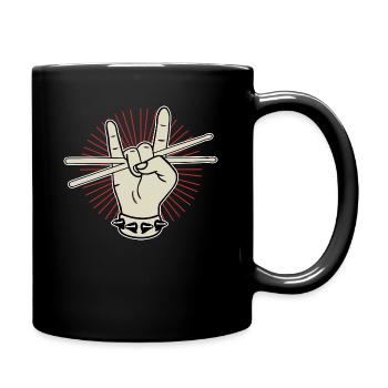 Rock Drummer Schlagzeug Rock Musik Rocker - Mug uni - noir - Droite