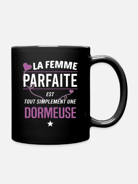Dormeuse - Mug uni - noir