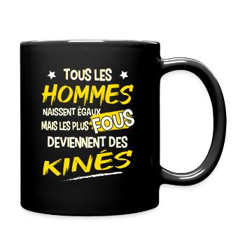 Kiné kinésithérapeute cadeau humour - Mug uni - noir - Droite