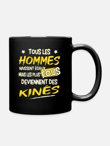 Kiné kinésithérapeute cadeau humour - Mug uni - noir