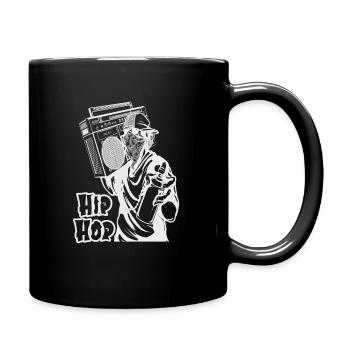 Rétro Hip Hop 90's Old School break dance - Mug uni - noir - Droite