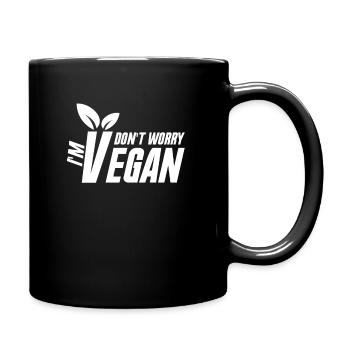 Végétaliens végétaliennes légumes Végétalien - Mug uni - noir - Droite