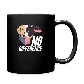 Végétaliens végétaliennes légumes Végétalien - Mug uni - noir - Droite