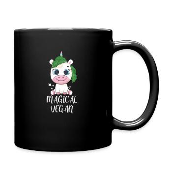 Végétaliens végétaliennes légumes Végétalien - Mug uni - noir - Droite
