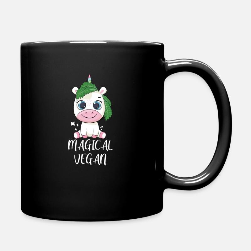Végétaliens végétaliennes légumes Végétalien - Mug uni - noir