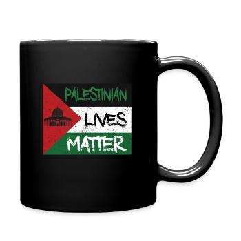 Palestinian Lives Matter Free Palestine Flag Gaza - Mug uni - noir - Droite