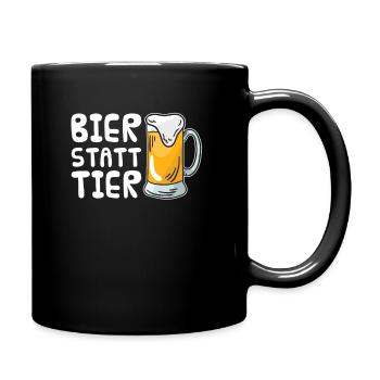 Veggie Vegetables Vegetarian Vegetarian - Full Colour Mug - black - Right