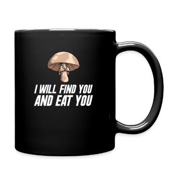 Champignons Cueilleurs de champignons Éponges Champignons Cueilleurs - Mug uni - noir - Droite
