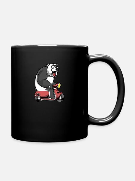 Scooter scooter mobylette scooter - Mug uni - noir