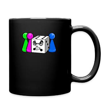 Jeu de société - Mug uni - noir - Droite