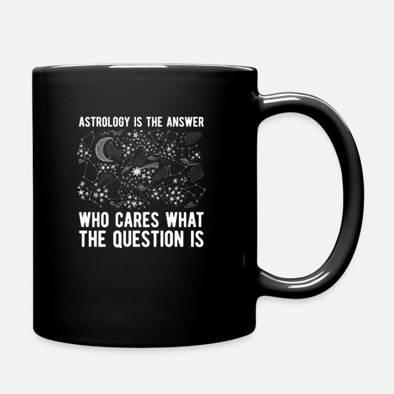 Astrologie Sternzeichen Tierkreis Astrologe - Tasse einfarbig - Schwarz
