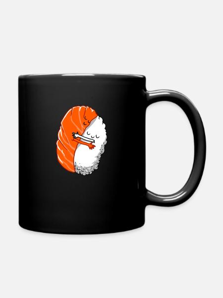 Sushi - Tasse einfarbig - Schwarz