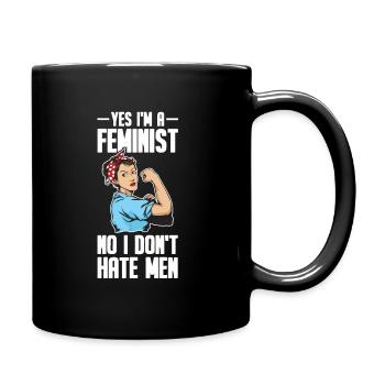 Feministin Emanzipation Feminist Feminismus - Tasse einfarbig - Schwarz - Rechts